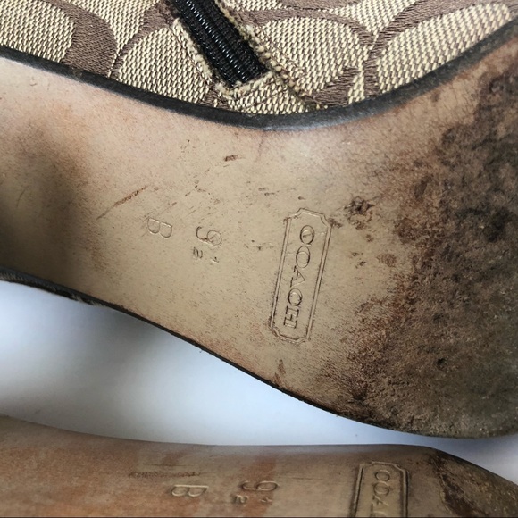 COACH Signature Booties - Picture 7 of 7